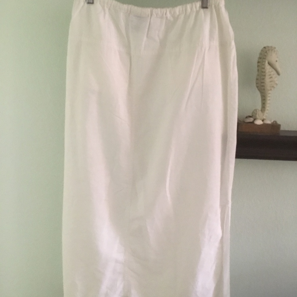 Bohemian White Cotton beach/pool  skirt